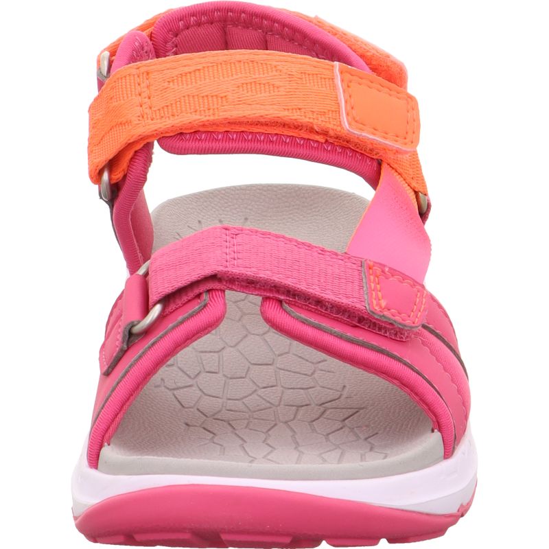 Superfit CRISS CROSS Mädchen Sandale - Material: Textil/Sonstiges Material in Pink