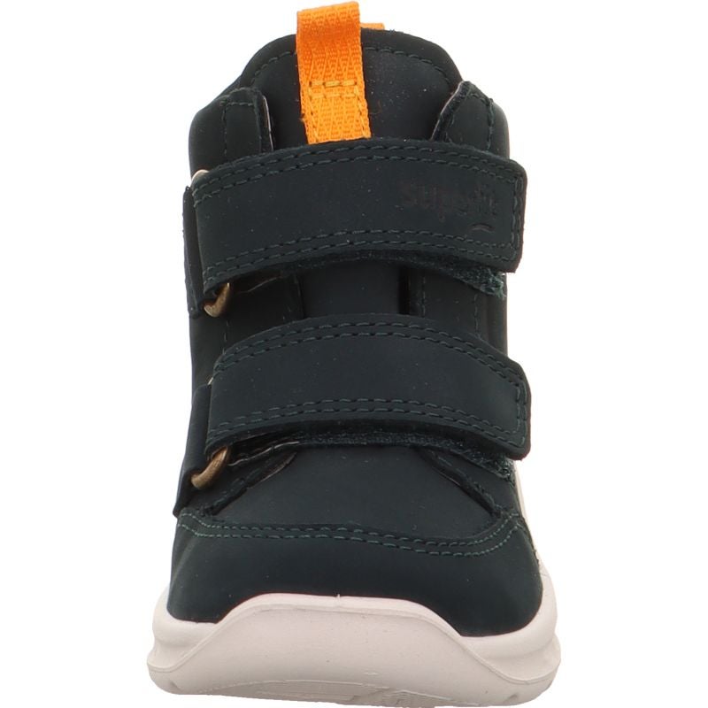 Superfit BREEZE Boys Sneakers high - Material: Leather in Green