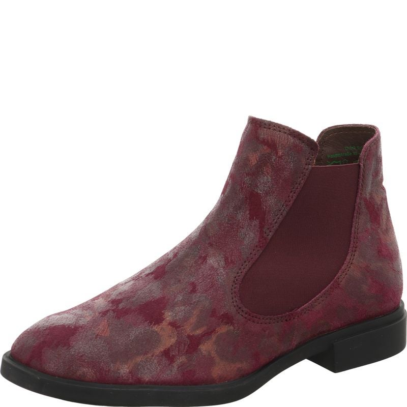 Think! NINA Damen Chelsea Boots - Material: Leder in Mehrfarbig