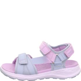 Superfit CRISS CROSS Sandale - Material: Textil/Sonstiges Material in Blau