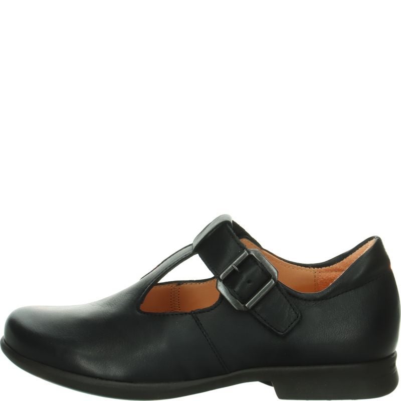 Think! PENSA DAMEN Damen Ballerina - Material: Leder in Schwarz