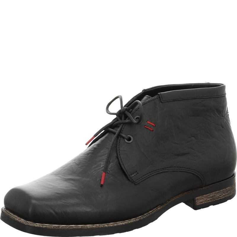 Think GURU Men Ankle boot - Material: Leather in Black