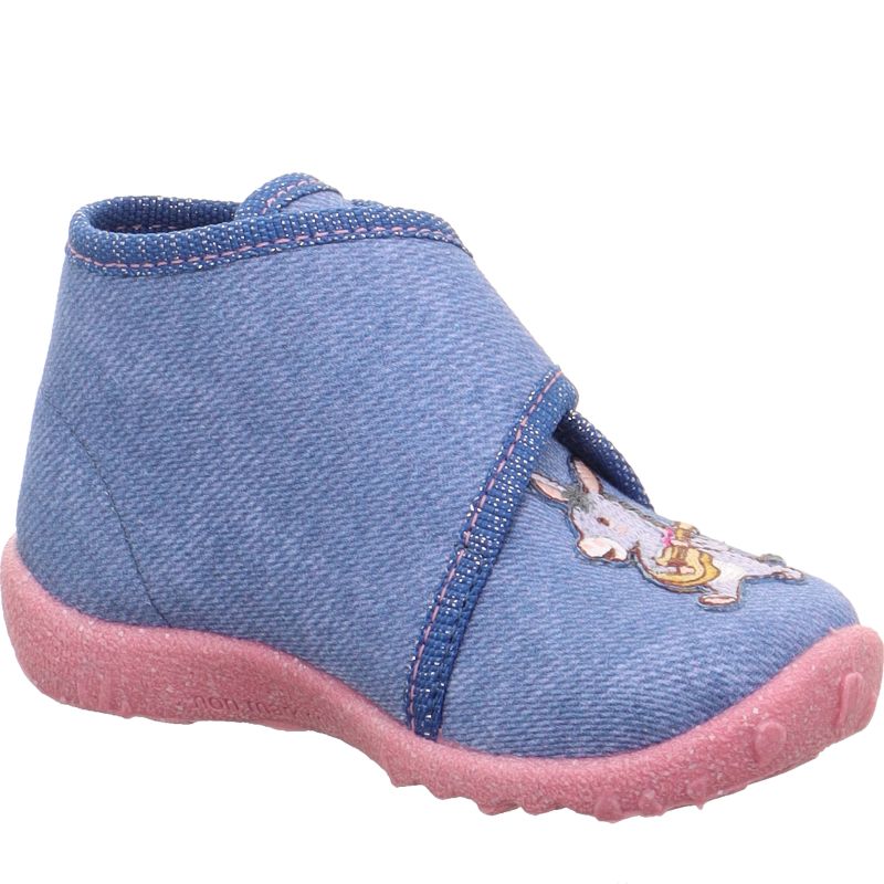 Superfit SPOTTY Girls Slipper - Material: Textile in Blue