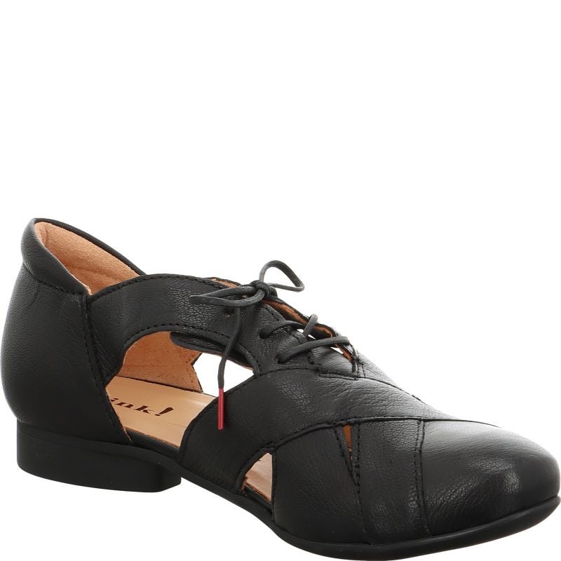 Think GUAD2 Woman  - Material: Leather in Black
