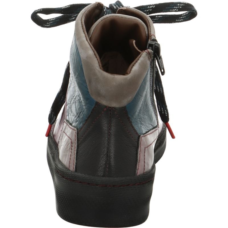Think KUMI Woman Sneakers high - Material: Leather in Black