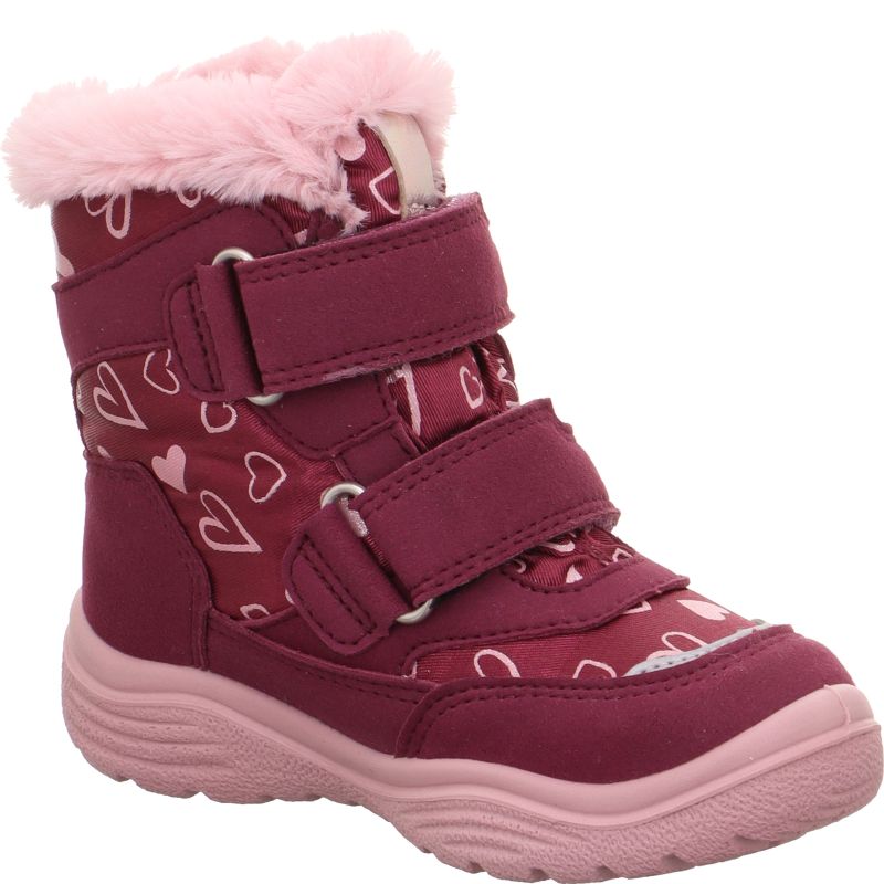 Superfit CRYSTAL Mädchen Boots - Material: Leder/Textil in Rot