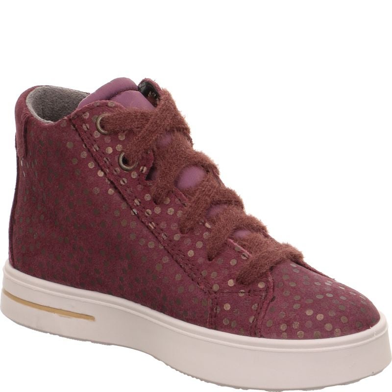 Superfit STELLA Sneaker high - Material: Leder/Textil in Rot