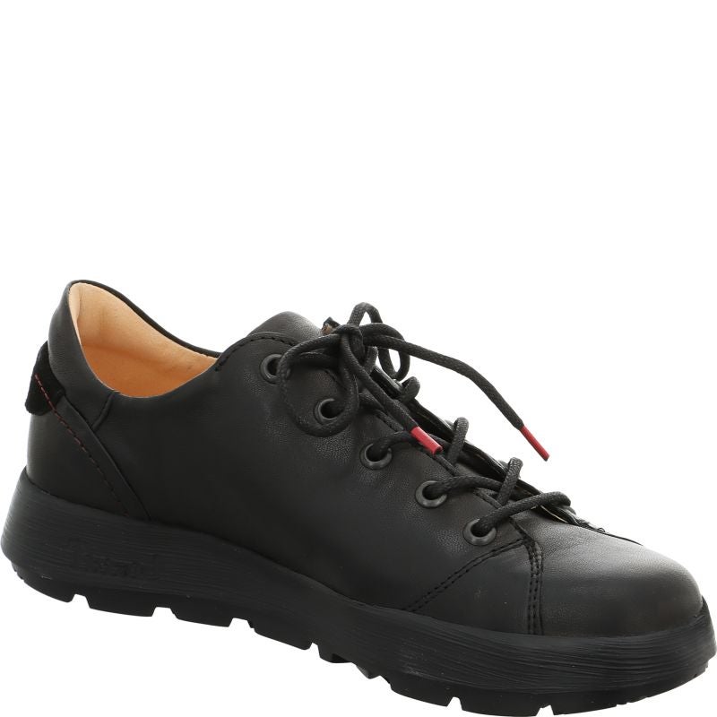 Think COMODA Woman Lace up shoe - Material: Leather in Black