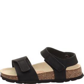 Superfit FUSSBETTPANTOFFEL Jungen Sandale - Material: Sonstiges Material in Schwarz
