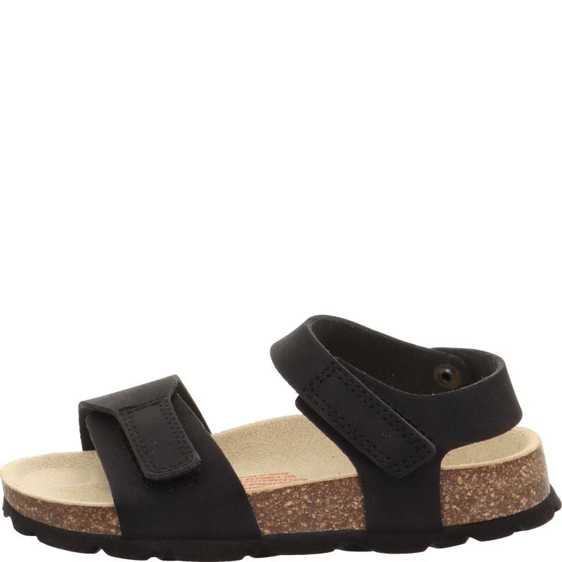 Superfit FUSSBETTPANTOFFEL Boys Sandal - Material: Sonstiges Material in Black