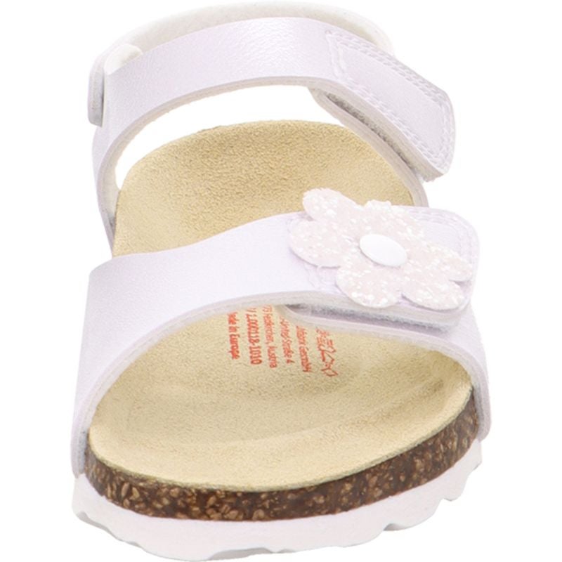 Superfit FUSSBETTPANTOFFEL Girls Sandal - Material: Sonstiges Material in White