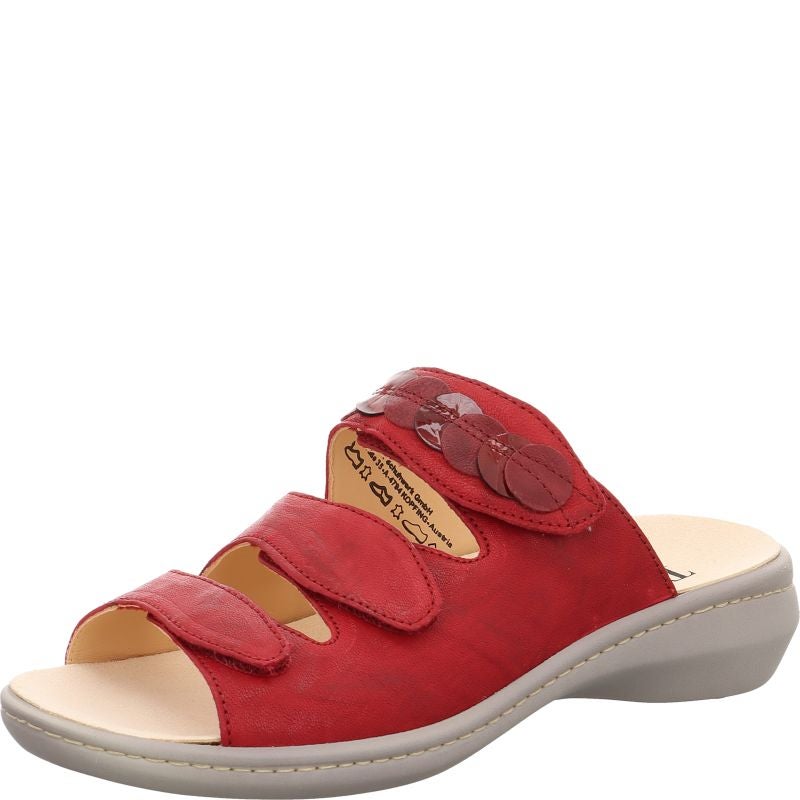 Think CAMILLA DAMEN Mules - Material: Leather in Red