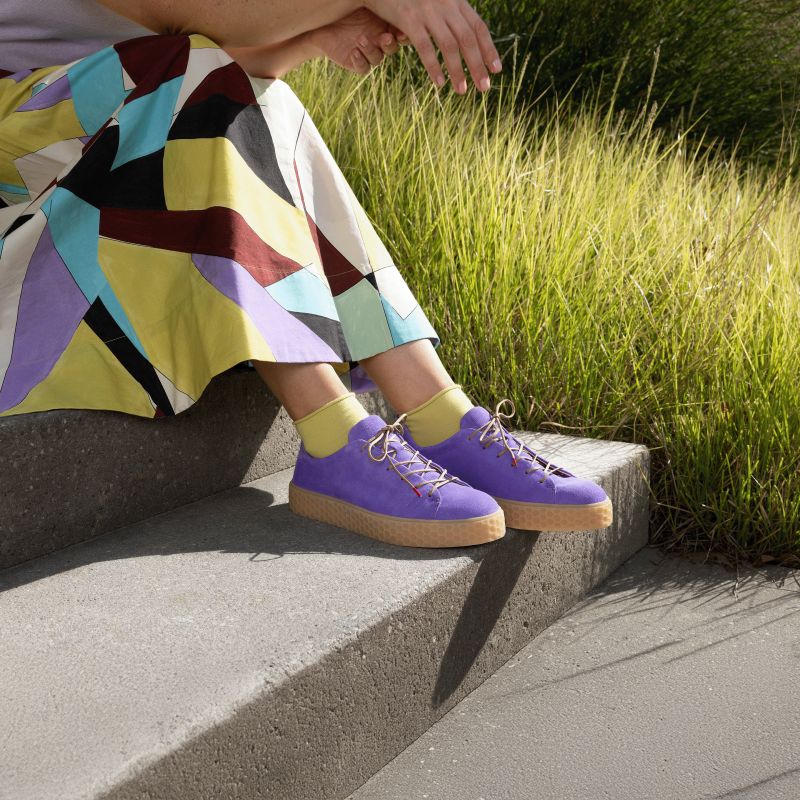 Think! HONEY Damen Sneaker low - Material: Leder in Lila