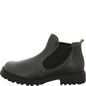 Think TRENTO Woman Chelsea boot - Material: Leather in Olive