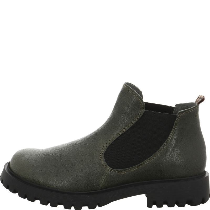Think TRENTO Woman Chelsea boot - Material: Leather in Olive
