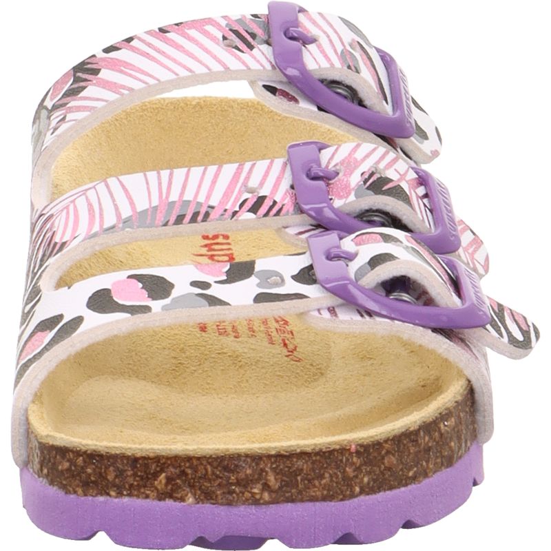 Superfit FUSSBETTPANTOFFEL Girls Slipper - Material: Sonstiges Material in White