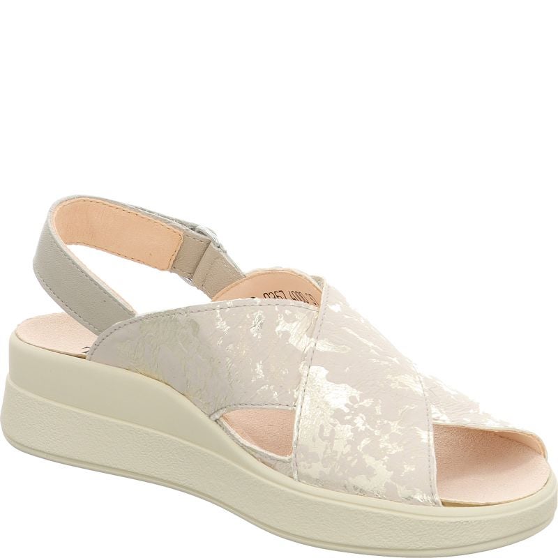 Think! MEGGIE Damen Riemchensandale - Material: Leder in Beige