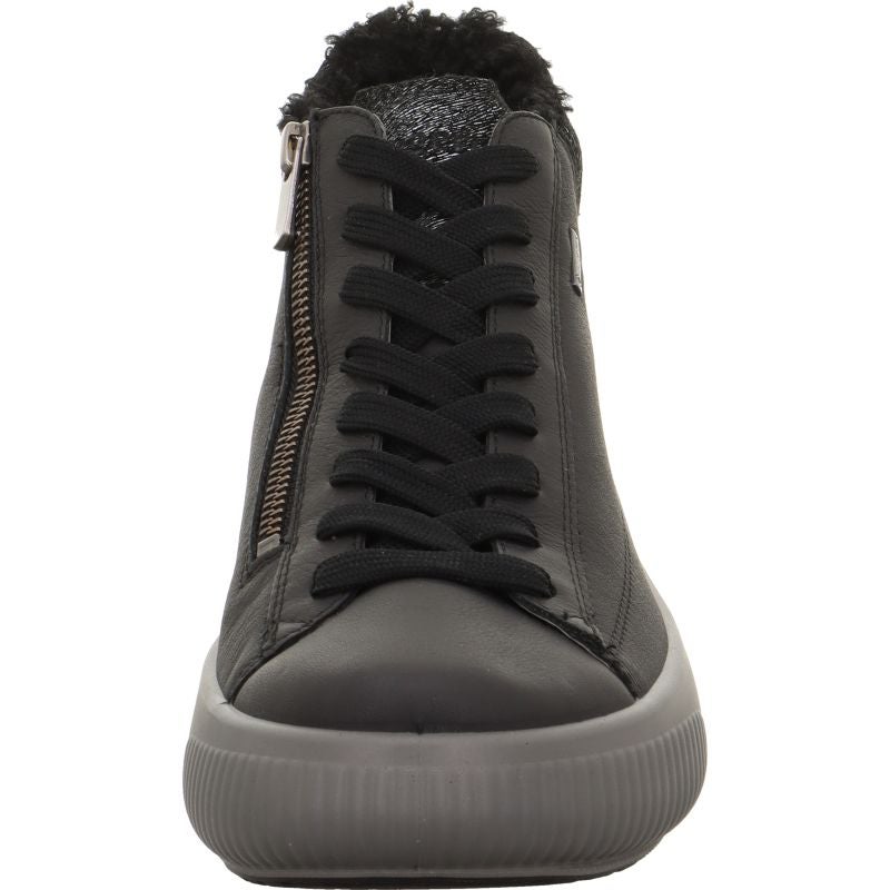 Legero T4 JUMP Damen Sneaker high - Material: Leder in Schwarz