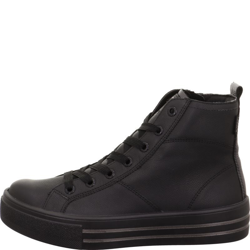 Legero LIMA 2.0 Damen Sneaker high - Material: Leder in Schwarz