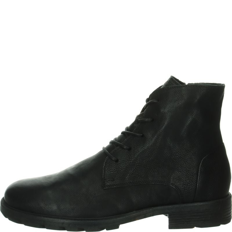 Think HAWARA Men Lace-up boot - Material: Leather in Black