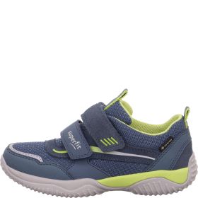 Superfit STORM Unisex, Boys Sneakers low - Material: Leder/Sonstiges Material/Texti in Blue