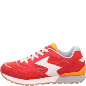 Superfit DASH Sneakers low - Material: LederSonstigesMaterialTexti in Red
