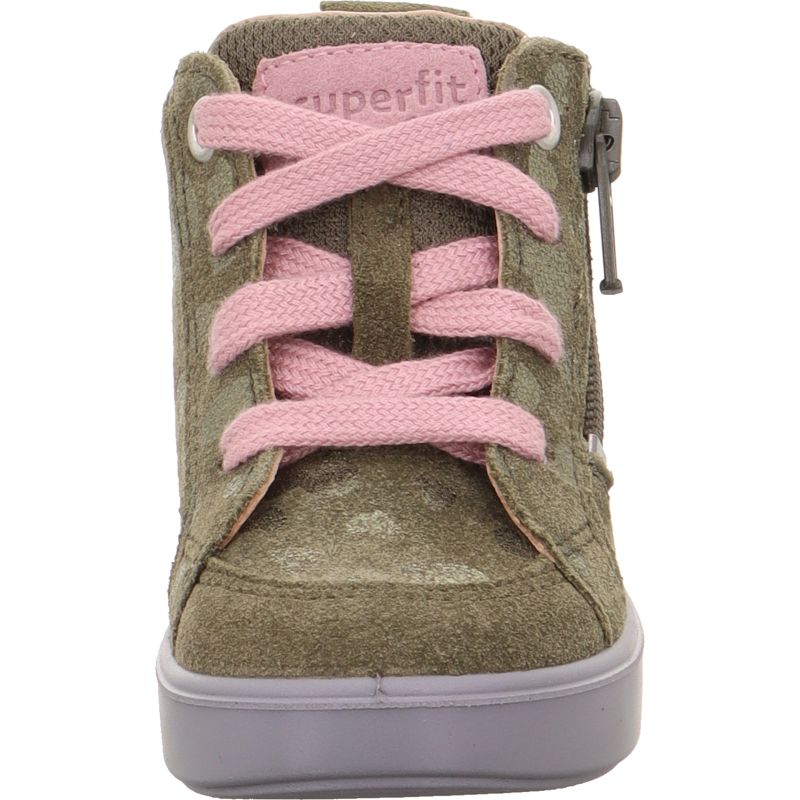 Superfit SUPIES Girls Sneakers high - Material: Leather/Textil in Green