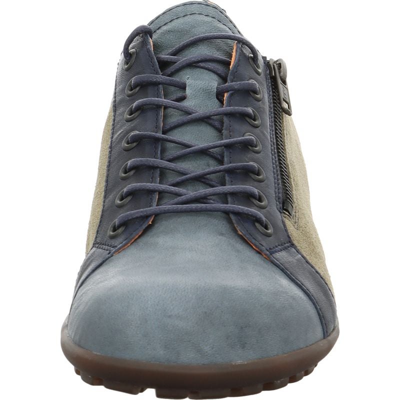 Think KONG HERREN Lace up shoe - Material: Leather in Blue