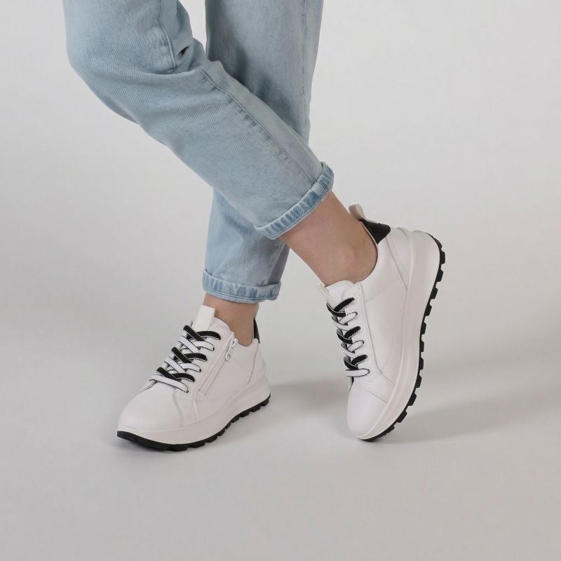 Legero T4 RUN Damen Sneaker low - Material: Leder in Weiß