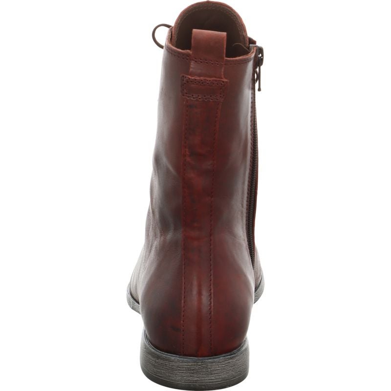 Think AGRAT Woman Ankle boot - Material: Leather in Red