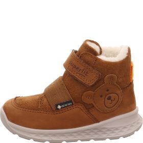 Superfit BREEZE Jungen Sneaker high - Material: Leder in Braun