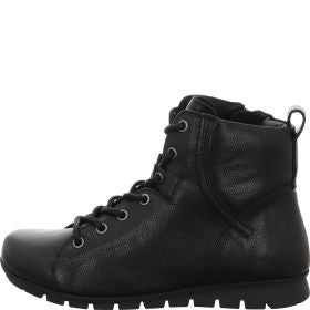 Think MENSCHA Lace-up boot - Material: Leather in Black