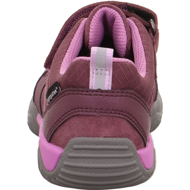 Superfit STORM Mädchen Sneaker low - Material: Leder/Sonstiges Material/Textil in Rot