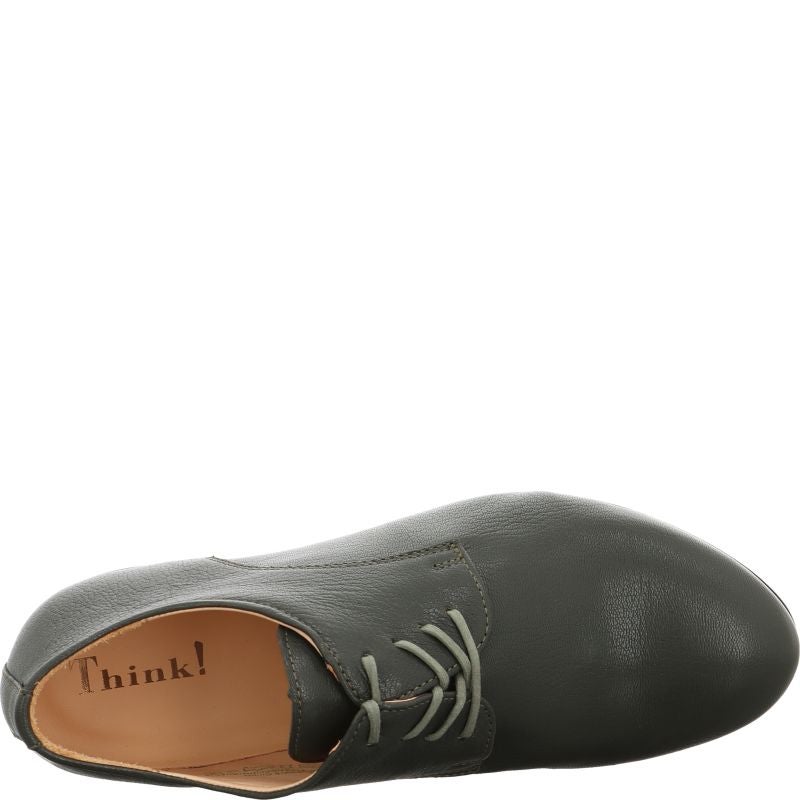 Think GUAD2 Lace up shoe - Material: Leather in Olive