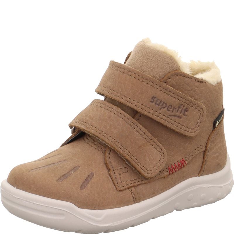 Superfit WHALEY Jungen Sneaker high - Material: Leder/Textil in Braun