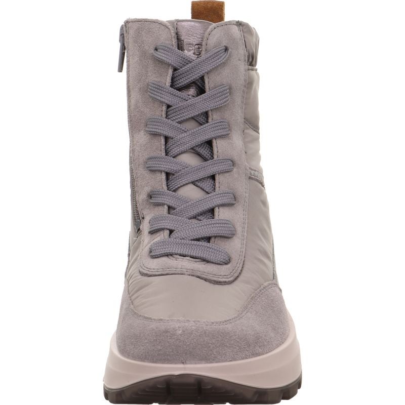 legero T4 RUN Damen Stiefel - Material: Leder/Textil in Grau