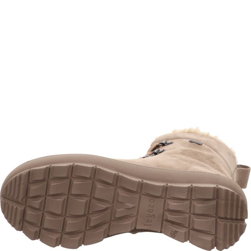 Legero NOVARA Damen Schnürboots - Material: Leder in Beige