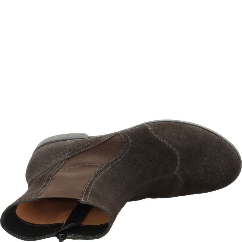 Think AGRAT Woman Ankle boot - Material: Leather in Grey