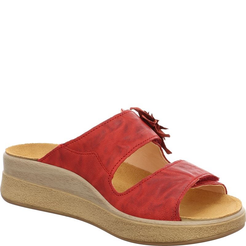 Think MEGGIE Woman Mules - Material: Leather in Red