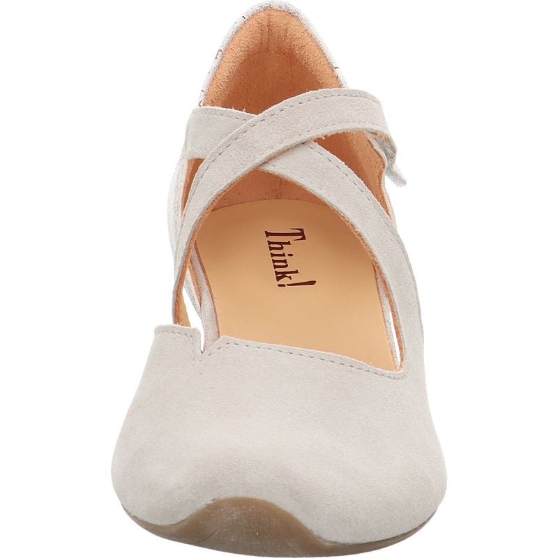 Think AIDA DAMEN Pumps - Material: Leather in Grey