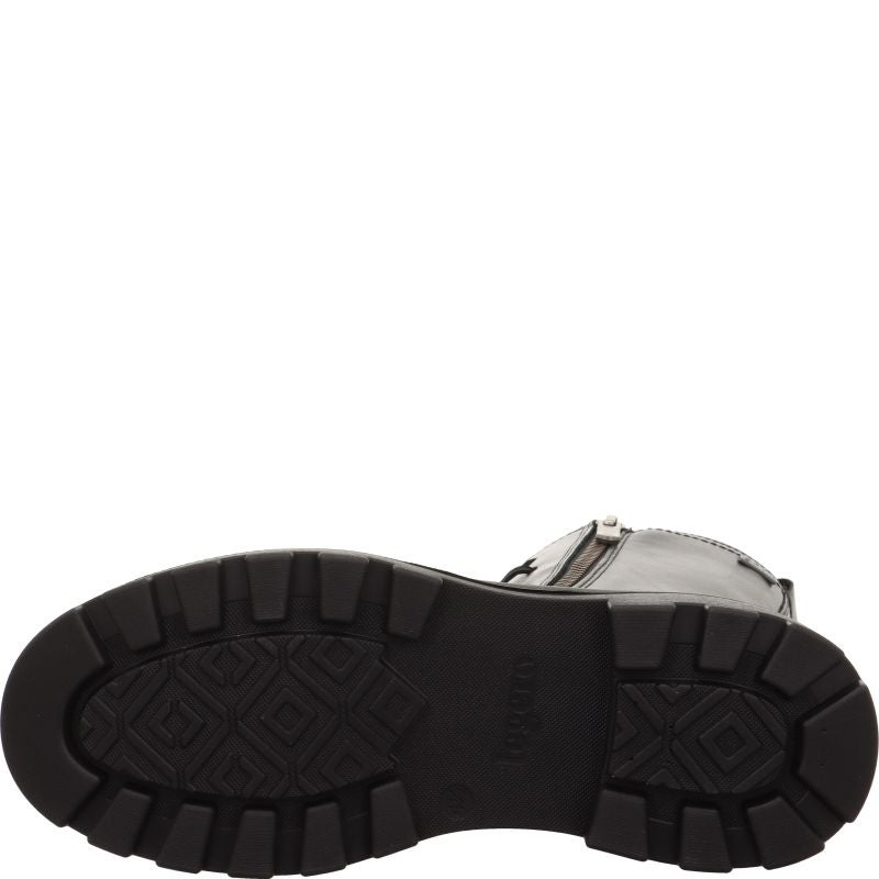 legero LUSIA Damen Schnürboots - Material: Leder in Schwarz