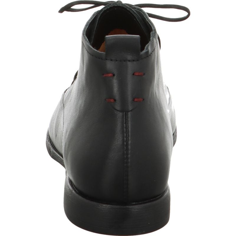 Think AGRAT Woman Ankle Boot - Material: Leather in Black