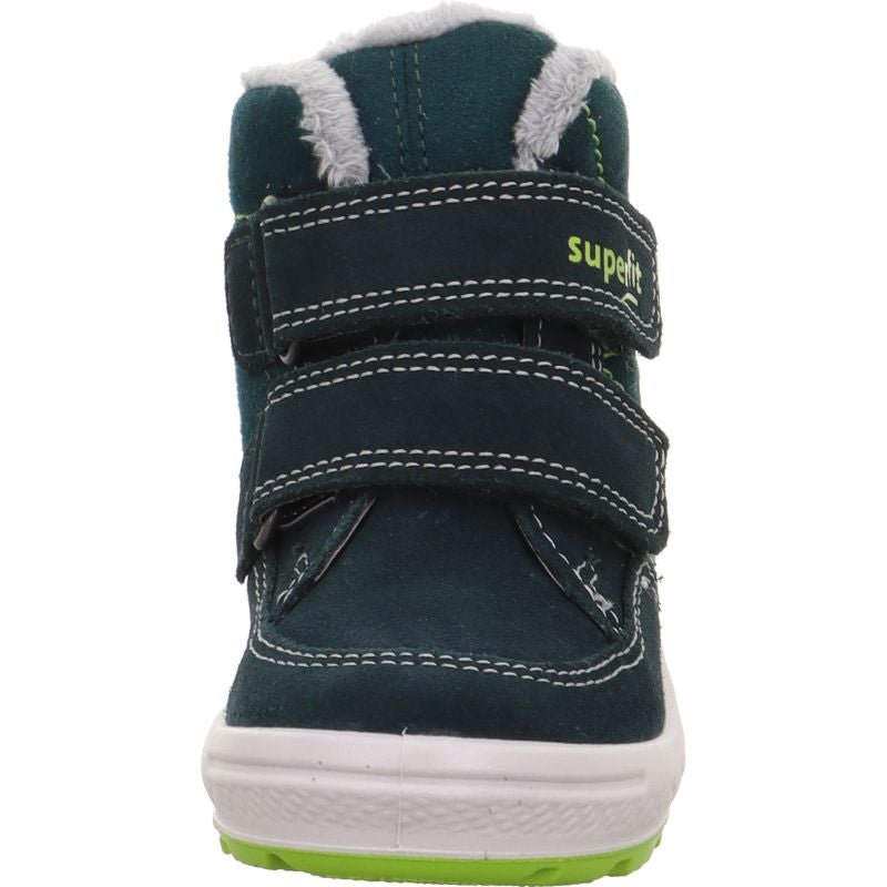 Superfit GROOVY 2.0 Jungen Boots - Material: Leder/Textil in Grün