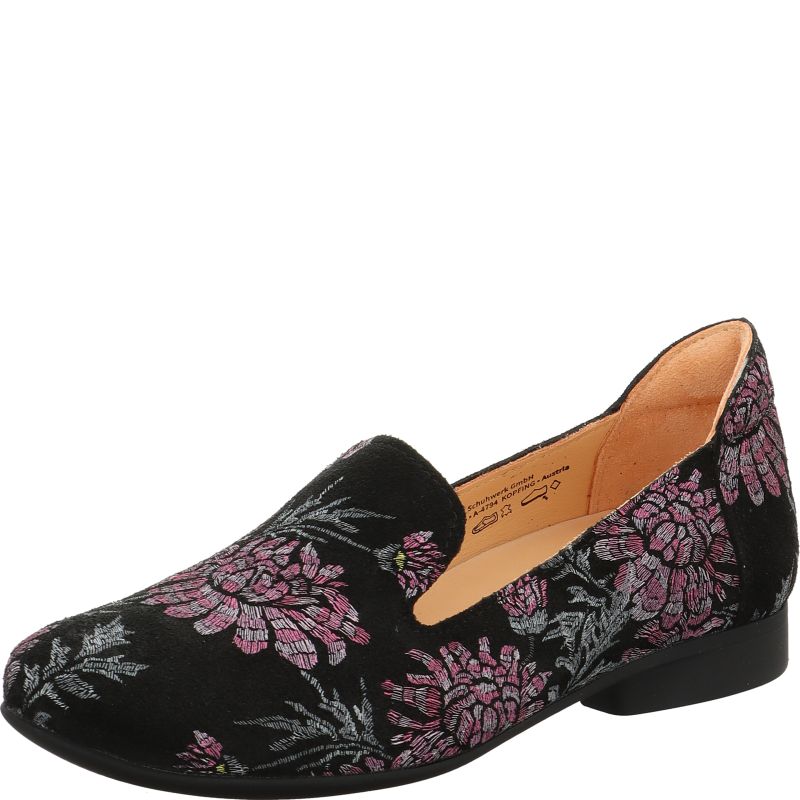 Think! GUAD2 Damen Slipper - Material: Leder in Schwarz