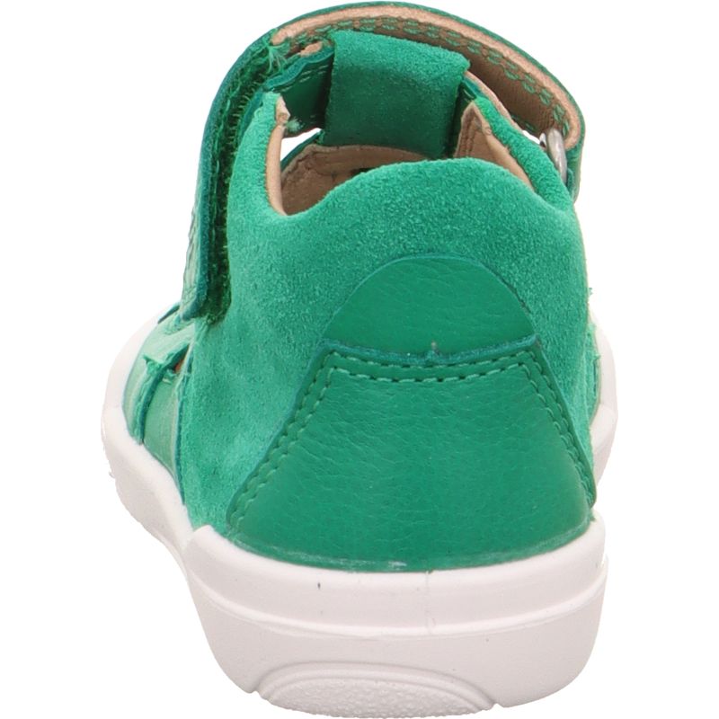 Superfit SUPERFREE Jungen Sandale - Material: Leder in Grün
