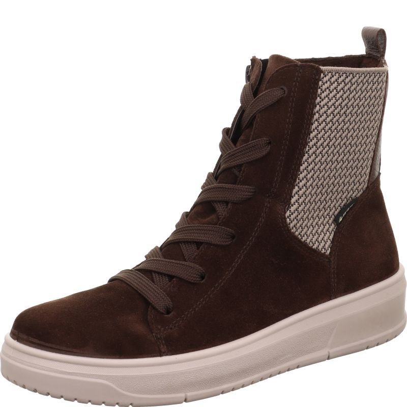 legero REJOISE Damen Schnürboots - Material: Leder in Braun