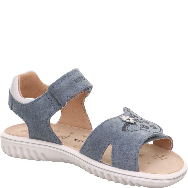 Superfit SPARKLE Sandal - Material: Leather in Blue