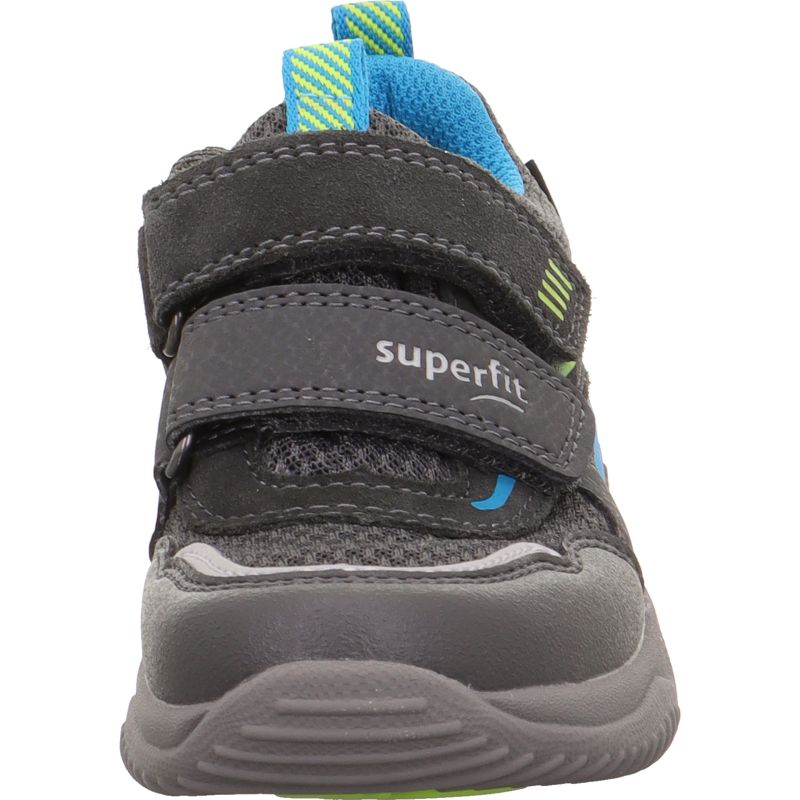 Superfit STORM Unisex | Boys Sneakers low - Material: Leder/Sonstiges Material/Texti in Grey