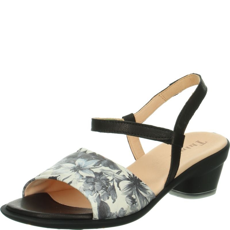 Think ZAZA Woman Sandal - Material: Leather in Multi Colour