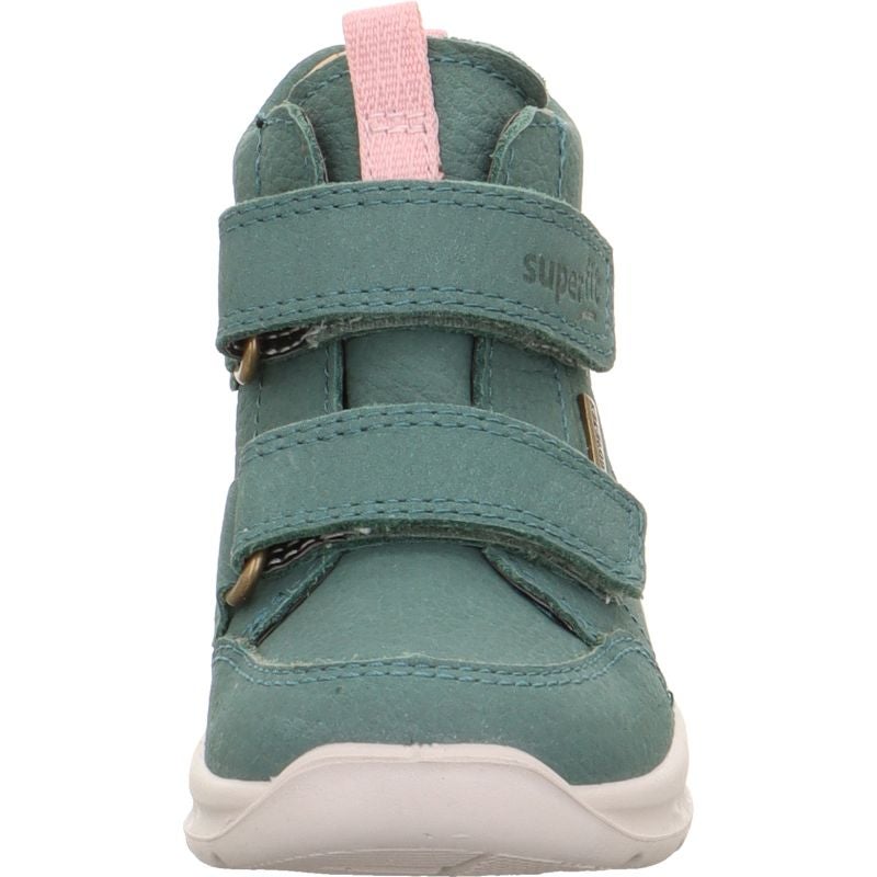 Superfit BREEZE Girls Sneakers high - Material: Leather in Green